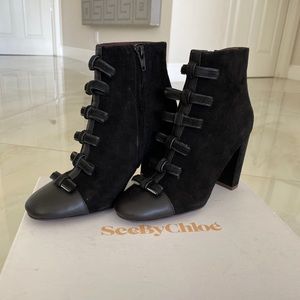 See By Chloe Gisel Bow Booties